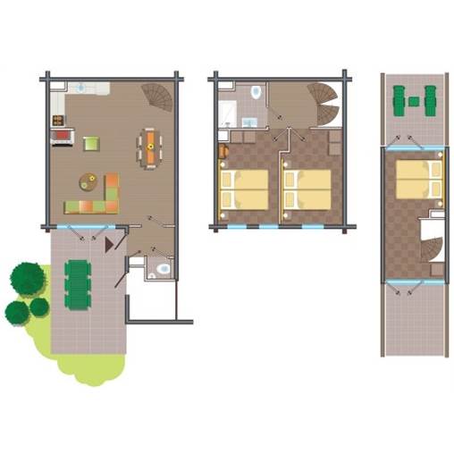 Comfort cottage PZ982 at Port Zélande